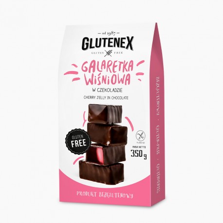 Galaretka wiśniowa w czekoladzie - Produkty Bezglutenowe - Glutenex