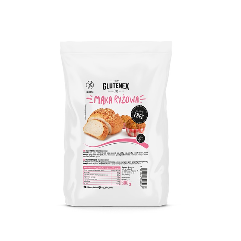 Mąka ryżowa - Produkty Bezglutenowe - Glutenex