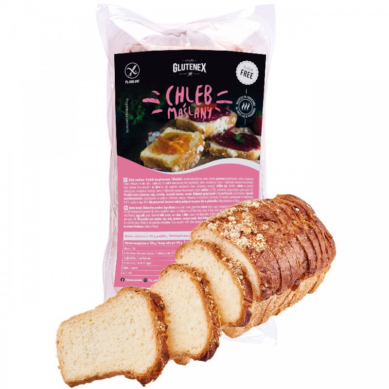 Chleb maślany - Produkty Bezglutenowe - Glutenex