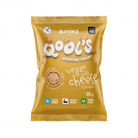 Qool`s Snacki Proteinowe - wegańskie o smaku sera