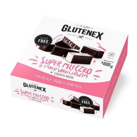 Super mleczko o smaku waniliowym w czekoladzie - Produkty Bezglutenowe - Glutenex