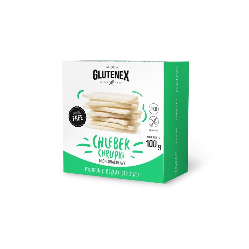 Chlebek chrupki niskobiałkowy - Produkty Niskobiałkowe - Glutenex